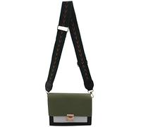 Mocturnity Sac à bandoulière pour femme en PU avec boucle en métal pour femme Vert