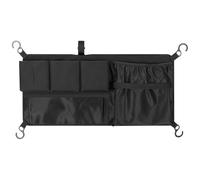 Mocturnity Sac de rangement latéral pliable pour chariot de plage avec poches latérales, sac en filet pour accessoires de chariot de camping.