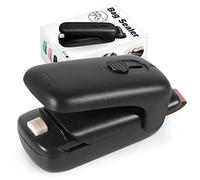 Mocturnity Scellant de à puces mini, coupe-scellant sous vide par main, machine à sceller portable pour sandwichs, frais en plastique et A