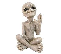 Mocturnity Statue Martiens Ensemble de Figurines de Jardin pour Intérieur Extérieur Figurines Ornements de Jardin Miniatures Art Décor Facile à Utiliser