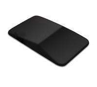 Mocturnity Tapis de souris avec support pour poignet, coussinet pour soulager la douleur, tunnel carpien, repose-poignet, souris sans (noir, 13 x 8 pouces)