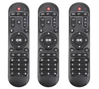 Mocturnity Télécommande X96MAX, pour X92 X96Air Aidroid TV Box Télécommande infrarouge pour Set-Top Box 3 unités