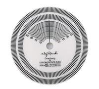 Mocturnity Tourne-Disque LP Étalonnage du Disque Stroboscopique Tachymètre Tourne-Disque Détection de Vitesse Étalonnage de L'Enregistrement