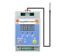 Mocturnity Tuya WIFI Disjoncteur intelligent température humidité contrôle du sol allumé-off avec écran surveillance à distance voix B