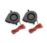 Mocturnity Ventilateur Axial Turbo-Soufflant Ultra-Silencieux 5015 à Courant Continu pour Refroidissement, Kit de DIY pour Imprimante 3D RepRap E10 E12 DC 24V.