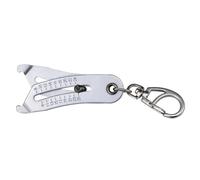 Mocturnity Vérificateur de Taille de Filetage Précis Porte-Clés Jauge D'Étrier Portable Écrou Hexagonal Taille de Filetage de Vis Outils de Mesure Manuels
