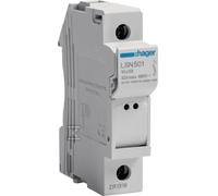 MOD.POD.BEZ.1P LSN501 Porte-fusible cyl. 10X38MM L38