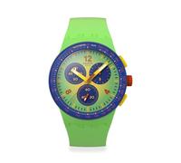 Swatch Montre unisexe Chronographe SUSG101 Cadran Flowing Freshly Green