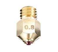 MOD3DP Ruby Tip Buse d'imprimante 3D, compatible MK8, résistante à l'abrasion, en forme d'entonnoir, une pour tous les matériaux (MK8, 0.8mm)