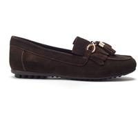 Moda in Pelle Mocassins Moda in Pelle Essana avec chaîne et glands Marron EU 36 (UK 3)