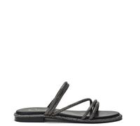 Moda in Pelle Moda in Pelle Black Jannay Glitz Slip-On Sandals