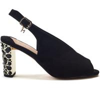 Moda in Pelle Moda in Pelle Black Maeva High Vamp Sling Back Sandals