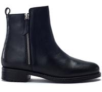 Moda in Pelle Moda in Pelle Black Ombala Feature Zip Detail Ankle Boots