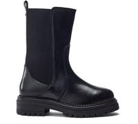 Moda in Pelle Moda in Pelle Black Oyari Mid Calf Leather Chelsea Boots