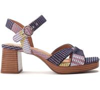 Moda in Pelle Moda in Pelle Blue Grechian Cross-Over Comfort Platform Sandals