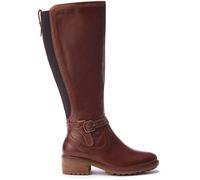 Moda in Pelle Moda in Pelle Brown Hesdin Brogue Detailing Elastic Panel Long Boots