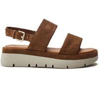 Moda in Pelle Moda in Pelle Brown Netty Two Part Platform Leather Brown Sandals