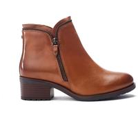 Moda in Pelle Moda in Pelle Brown Opulent Zip Detail Block Heel Ankle Boots