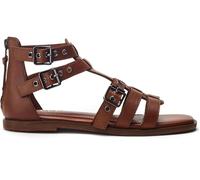 Moda in Pelle Moda in Pelle Brown Shoon Shelly Flat Gladiator Sandals