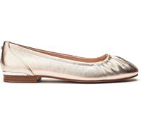 Moda in Pelle Moda in Pelle Gold Freesia Elasticated Leather Ballet Flat Shoe Gold EU 38 (UK 5)