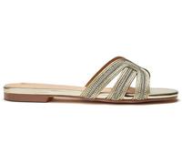 Moda in Pelle Moda in Pelle Gold Nymph Band Flat Mules