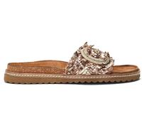 Moda in Pelle Moda in Pelle Metallic Jarilla Single Band Woven Leather Footbed Sandals