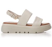 Moda in Pelle Moda in Pelle Off White Netty Two Part Platform Leather Sandal