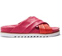 Moda in Pelle Moda in Pelle Pink Jessa Tubular Cross-Over Footbed Sandals
