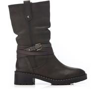 Moda In Pelle Women's Beckette Khaki Nubuck Flat Ankle Boots KAKI 6 (39) Female