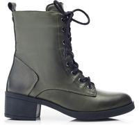 Moda In Pelle Women's Calia Ankle Heeled Boots Kaki 4 (37) Female