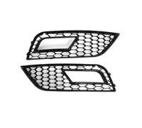 MODADA Voiture Grille feu antibrouillard Calandre Avant en Nid d'abeille pour Phare Antibrouillard Accessoire Voiture pour A4 B8.5 2013-2016 Voiture Grille Pare-Chocs(Honeycomb A-Black)