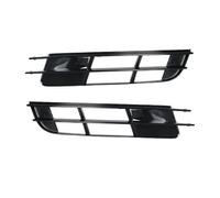 MODADA Voiture Grille feu antibrouillard Grilles Pare-Chocs Avant Inférieures Et Antibrouillard en Plastique Noir Gauche Et Droite pour Q7 2007-2009 4L0807681 4L0807682 Voiture Grille Pare-Chocs
