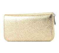 modamoda de - ARGENTO-P02 - Portefeuille pour femme en cuir véritable, S