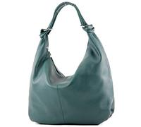 modamoda de - épaule italienne Sac en cuir Hobo 337, Couleur:essence