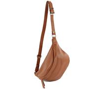 modamoda de - Manuel italien/sac de soirée en cuir petit T77, Couleur:cognac