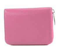 modamoda de - P04 - Portefeuille court en cuir véritable pour femme, Rose bonbon, s