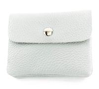 Modamoda de P09 Portefeuille en cuir italien, pour femme, petit, Bleu glacier, XS