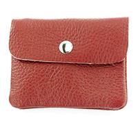 Modamoda de P09 Portefeuille en cuir italien, pour femme, petit, Pourpre, XS