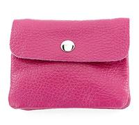 Modamoda de P09 Portefeuille en cuir italien, pour femme, petit, Rose, XS