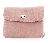 Modamoda de P09 Portefeuille en cuir italien, pour femme, petit, vieux rose, XS