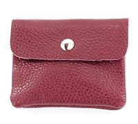Modamoda de P09 Portefeuille en cuir italien, pour femme, petit, Violet bordeaux, XS
