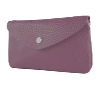 modamoda de - P11 - ital. Portefeuille en cuir pour femme moyen, Lilas foncé, m