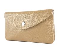 modamoda de - P11 - ital. Portefeuille en cuir pour femme, taille M, Gris beige., m