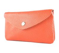 modamoda de - P11 - ital. Portefeuille en cuir pour femme, taille M, Saumon, m, Moderne