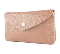 modamoda de P11 Portefeuille en cuir pour femme 16x10 cm, Fabriqué à la main en Italie, Rose., m