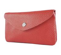 Modamoda de - P11 - Portefeuille en cuir pour femme, taille moyenne, Rouge cerise, M