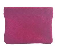 modamoda de P12 Portefeuille en cuir en 2 tailles S + L, fabriqué à la main en Italie, rose bonbon, L, Classique
