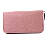 modamoda de - SILBER-P02 - ITAL. portefeuille long pour dames en cuir véritable