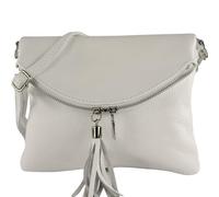 Modamoda de T07L / T139L - Petit sac à bandoulière en cuir pour femme - 2 modèles - Fabriqué à la main en Italie, s