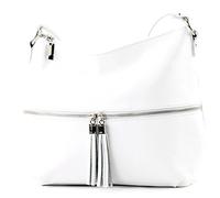 modamoda de T159 Sac à bandoulière en cuir pour femme Taille M Fabriqué à la main en Italie, M